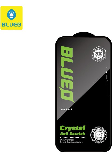 Crystal Anti-Stratch iPhone 17 Pro Max Uyumlu 7 Mohs Sertlik 3 Kat Çizilmeye Dayanıklı Hd Cam Ekran Koruyucu