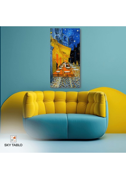 Gece Terasında Van Gogh Kanvas Tablo Modern Duvar Tablosu Ev Dekoru Ev Hediyesi