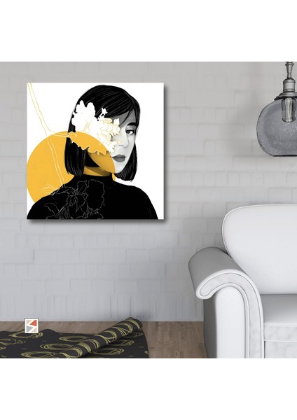 Bir Yüzün Ötesi Kanvas Tablo Modern Duvar Tablosu Ev Dekoru Ev Hediyesi