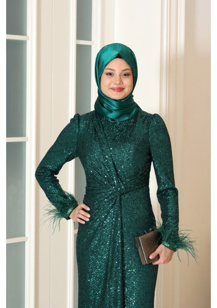 Pul Payet Abiye Elbise Hüma fiyatları