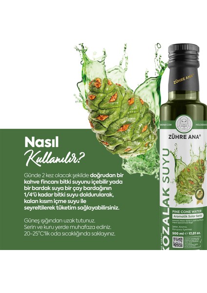 Ekstraktlı Çam Çırası Kozalak Suyu 500 ml modelleri