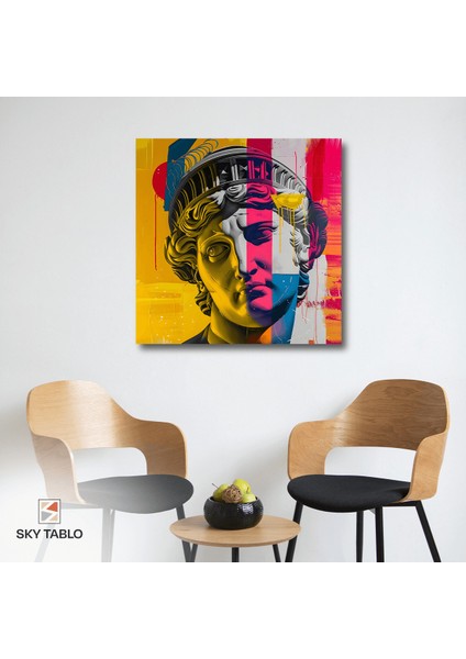Renkli Heykel Kanvas Tablo Modern Duvar Tablosu Ev Dekoru Ev Hediyesi