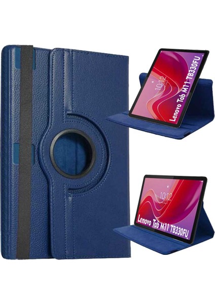 Lenovo Tab M11 TB330FU Uyumlu Döner Standlı Tablet Kılıfı