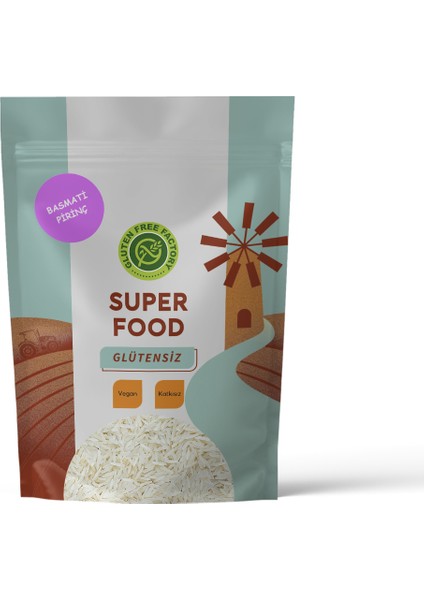 Glutensiz Fabrika Glütensiz Basmati Pirinç 500 G