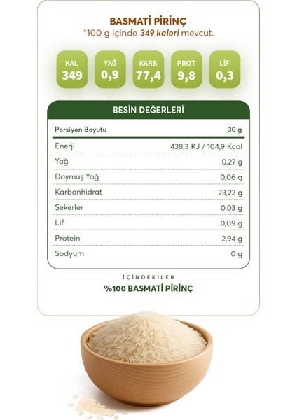 Glutensiz Fabrika Glütensiz Basmati Pirinç 500 G fırsatları