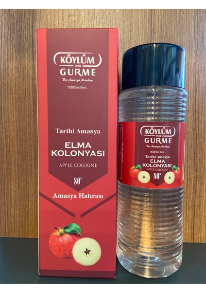 Elma Kolonyası 250 ml 80 Derece Plastik Şişe