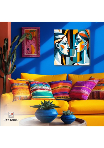Bakışların Labirenti Kanvas Tablo Modern Duvar Tablosu Ev Dekoru Ev Hediyesi