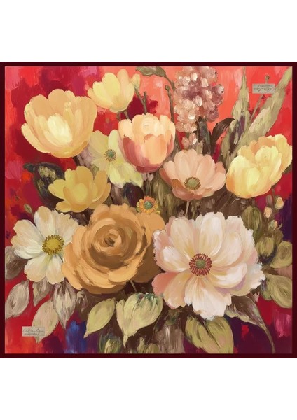 Güz | Yaz Serinliği Eşarp 90 x 90 - 2257 06