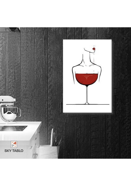 Bir Yudum Zarafet Kanvas Tablo Modern Duvar Tablosu Ev Dekoru Ev Hediyesi