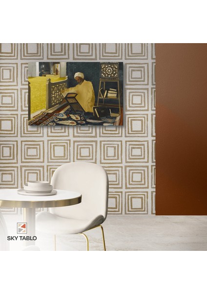 Mihrapta Bilgelik Kanvas Tablo Modern Duvar Tablosu Ev Dekoru Ev Hediyesi