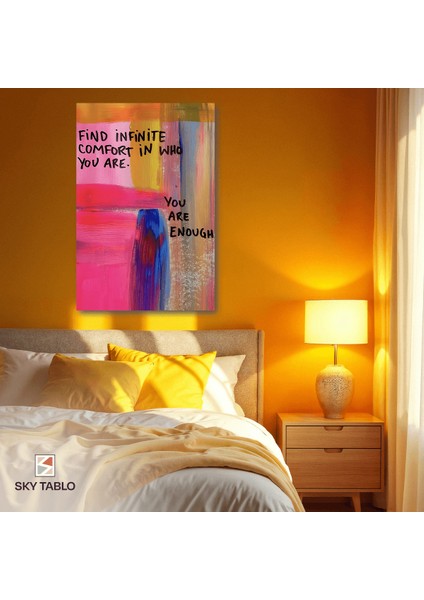Kendin Olmanın Işığı Kanvas Tablo Modern Duvar Tablosu Ev Dekoru Ev Hediyesi