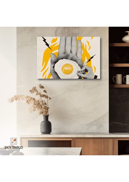 Enerjinin Eli Kanvas Tablo Modern Duvar Tablosu Ev Dekoru Ev Hediyesi