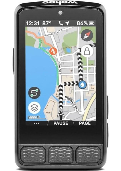 Elemnt Roam 3 Gps Akıllı Bisiklet Bilgisayarı | Dual-Band Gps, Navigasyon, Wi-Fi & Bluetooth, Rota Paylaşımı, Dokunmatik Ekranlı