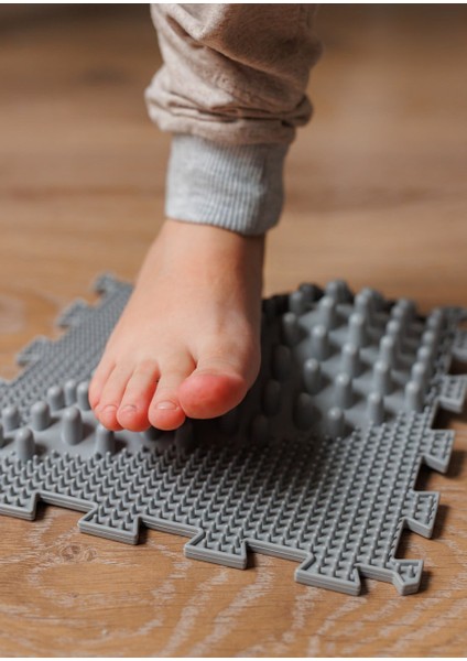 2 Modüllü Dalga Ortopedik Halı Çocuk Duyu Matları Puzzle Çocuk Masaj Halıları OH022 fırsatları