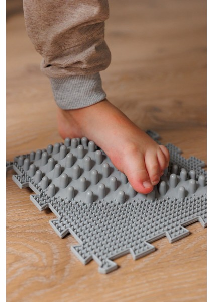 2 Modüllü Dalga Ortopedik Halı Çocuk Duyu Matları Puzzle Çocuk Masaj Halıları OH022 indirimleri