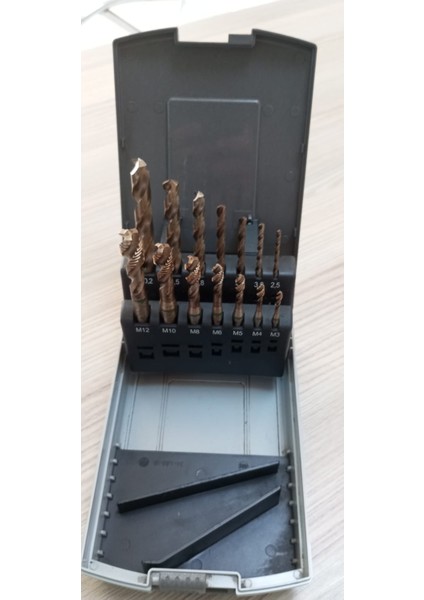 Klavuz Matkap Seti 14 Parça