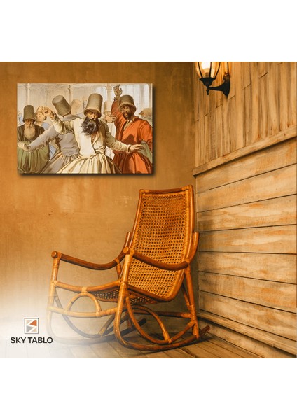 Sema’nın Kalbinde Kanvas Tablo Modern Duvar Tablosu Ev Dekoru Ev Hediyesi