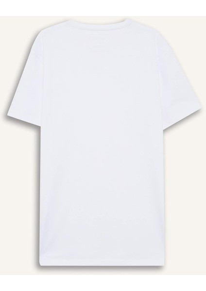 Slim Fit Dar Kesim V Yaka Üst D6187AX25WN