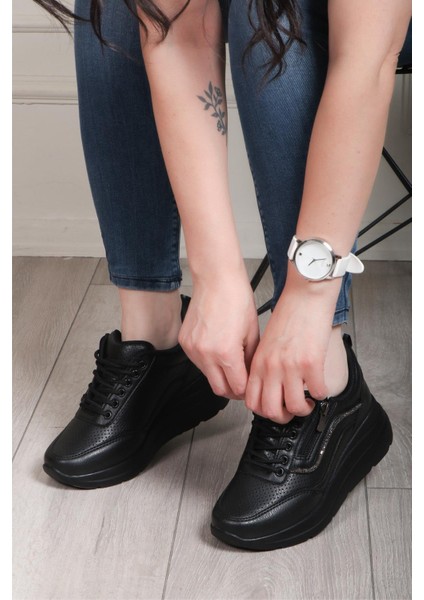 207 Siyah Kadın Spor Sneaker modelleri