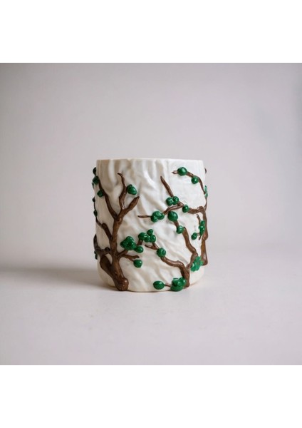 Dekoratif Kuş Desenli Çiçeklik- Kalemlik modelleri