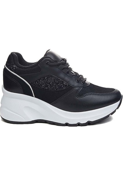 185 Siyah-Beyaz Kadın Spor Sneaker