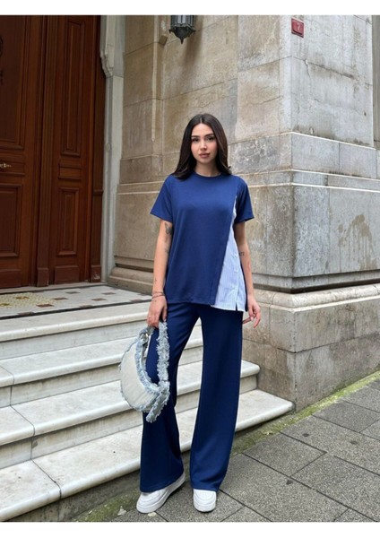 Garnili Terikoton Süs Düğmeli Eşofman Takımı fırsatları