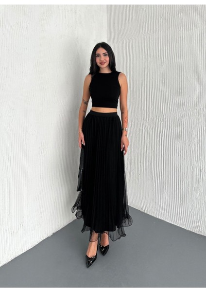Beli Lastikli Etek Ucu Misinalı Piliseli Tüllü Etek fırsatları