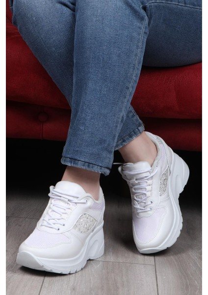 185 Beyaz Kadın Spor Sneaker