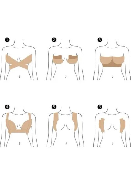 Gööğüs Dikleştirme Bandı S Beden 2.5 Cm.