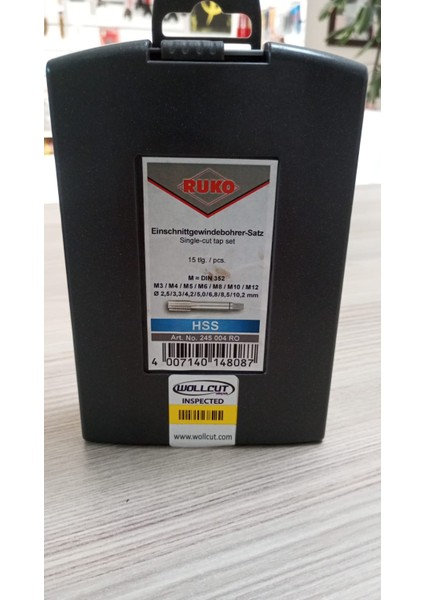 Klavuz Matkap ve Klavuz Kolu Seti 15 Parça