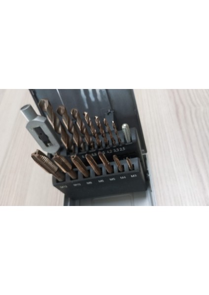 Klavuz Matkap ve Klavuz Kolu Seti 15 Parça modelleri