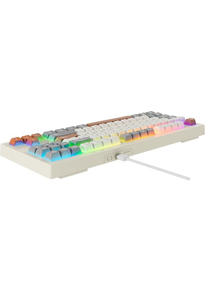 Everest Kb-98 Sılent Tkl-Mini Gri/gri Mavi/kahve Rainbow Q Membrane Klavye indirimleri