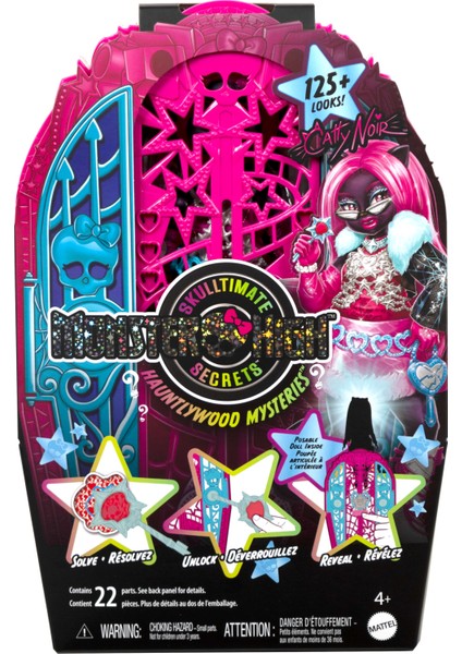 Monster Hıgh® Catty Noır® Bebek, Esrarengiz Hauntlywood Catty Noir Bebek ve 19'dan Fazla Sürpriz JBG82