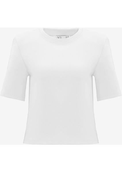 Premium Pamuklu Kısa Kol Vatkalı Kadın Tişört