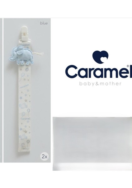 My Baby Kumsal 2 li Emzik Askıları Mavi Araba ve Mavi Fil 2188 ve 2191 Erkek çocuk