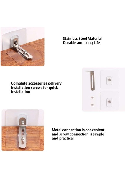 Kendinden Yapışkanlı Mobilya Sabitleme Aparatı fırsatları