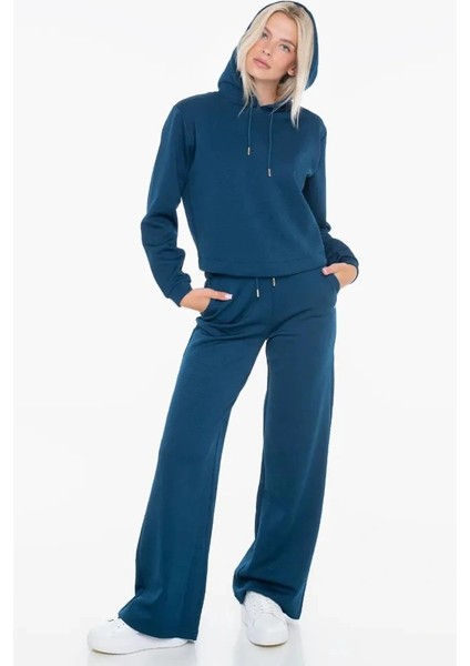 Peony Kadın Yeşil Aktif Relaxed Fit Eşofman Altı V5YB19KBSL2-FBBO