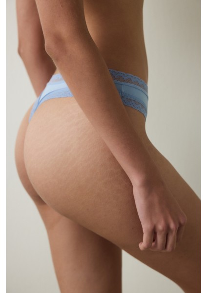 Mavi Easy Trim Düşük Bel Tanga Külot fiyatları