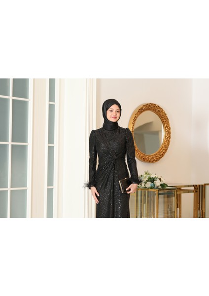 Pul Payet Abiye Elbise Hüma fiyatları