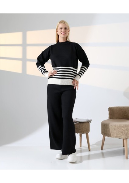 Asil Çizgili ve Düz Renk Triko Takım fiyatları