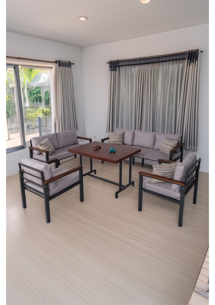 Bahce Mobilyası, Modern Balkon Mobilyası, Kafe Oturma Takımı, Teras Koltugu, 1+1+2+3+M