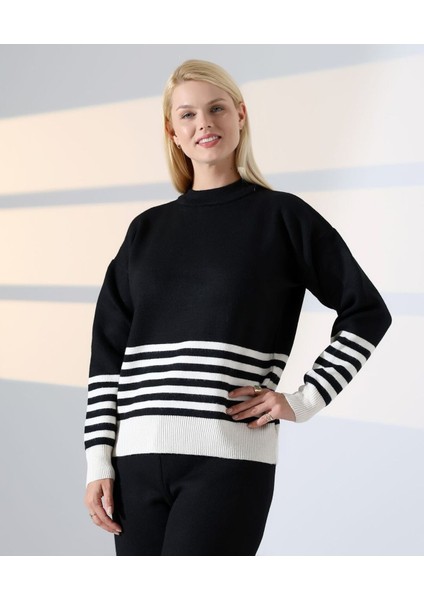 Asil Çizgili ve Düz Renk Triko Takım modelleri