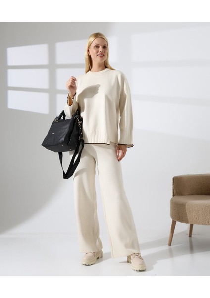 Şehir Konforu Oversize Triko Takım