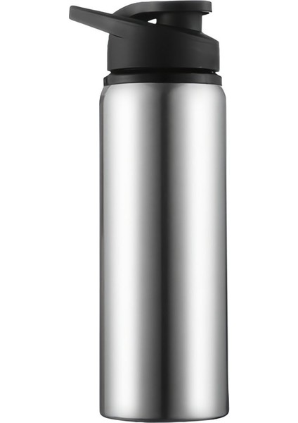 Çelik Siyah Kapak 700 ml Sporcu Matara Suluk (Sıcak-Soğuk Tutmaz) CIN427
