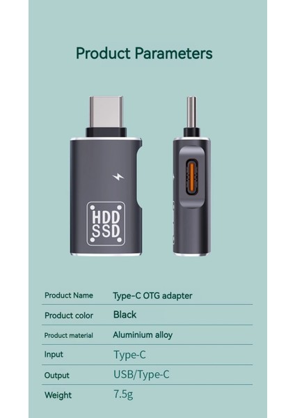 2’si 1 Arada USB C Otg Adaptörü – Type-C’den Usb-A 3.0 & Usb-C Şarj/kulaklık Dönüştürücü, 5gbps Veri Aktarımı, Tak-Çalıştır, Tablet, Laptop & Telefon Uyumlu | ZR1061 modelleri