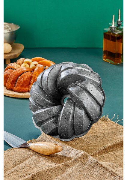Esra Döküm Granit Kek Kalıbı Gri 26 cm fiyatları