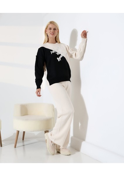 Renk Bloklu Triko Takım modelleri