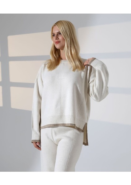 Modern Dokunuş Çizgi Detay Triko Takım modelleri