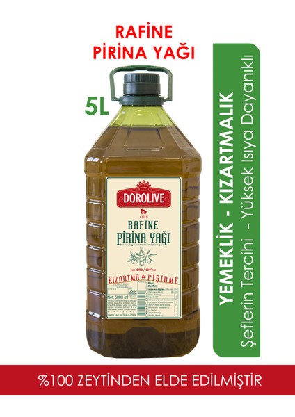Rafine Edilmiş Pirina Zeytinyağı Yemeklik & Kızartmalık 5 Litre