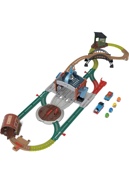 Fisher-Price Thomas ve Arkadaşları™ Yükle ve Fırlat™ Teslimat Seti ve Motorlu Klasik Oyuncak Tren JDF26